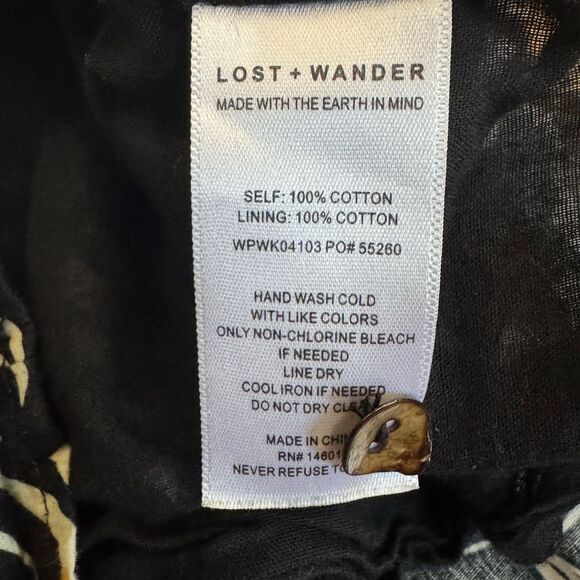 Lost + Wander Women's Under the Stars Shorts Size Medium - Picture 8 of 9